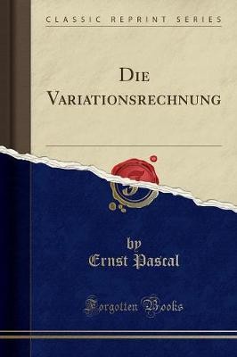 Die variationsrechnung - die,
