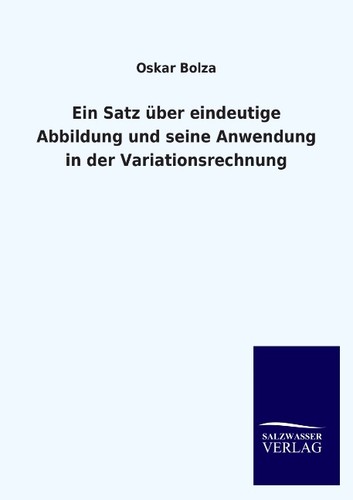 Ein satz über eindeutige - ein,