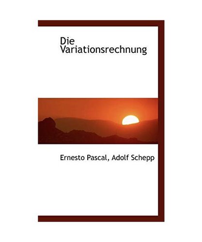 Die variationsrechnung - die,