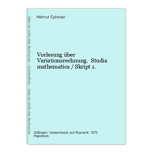 Vorlesung über