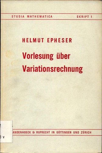Vorlesung über
