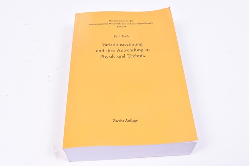 Paul funk variationsrechnung - paul,